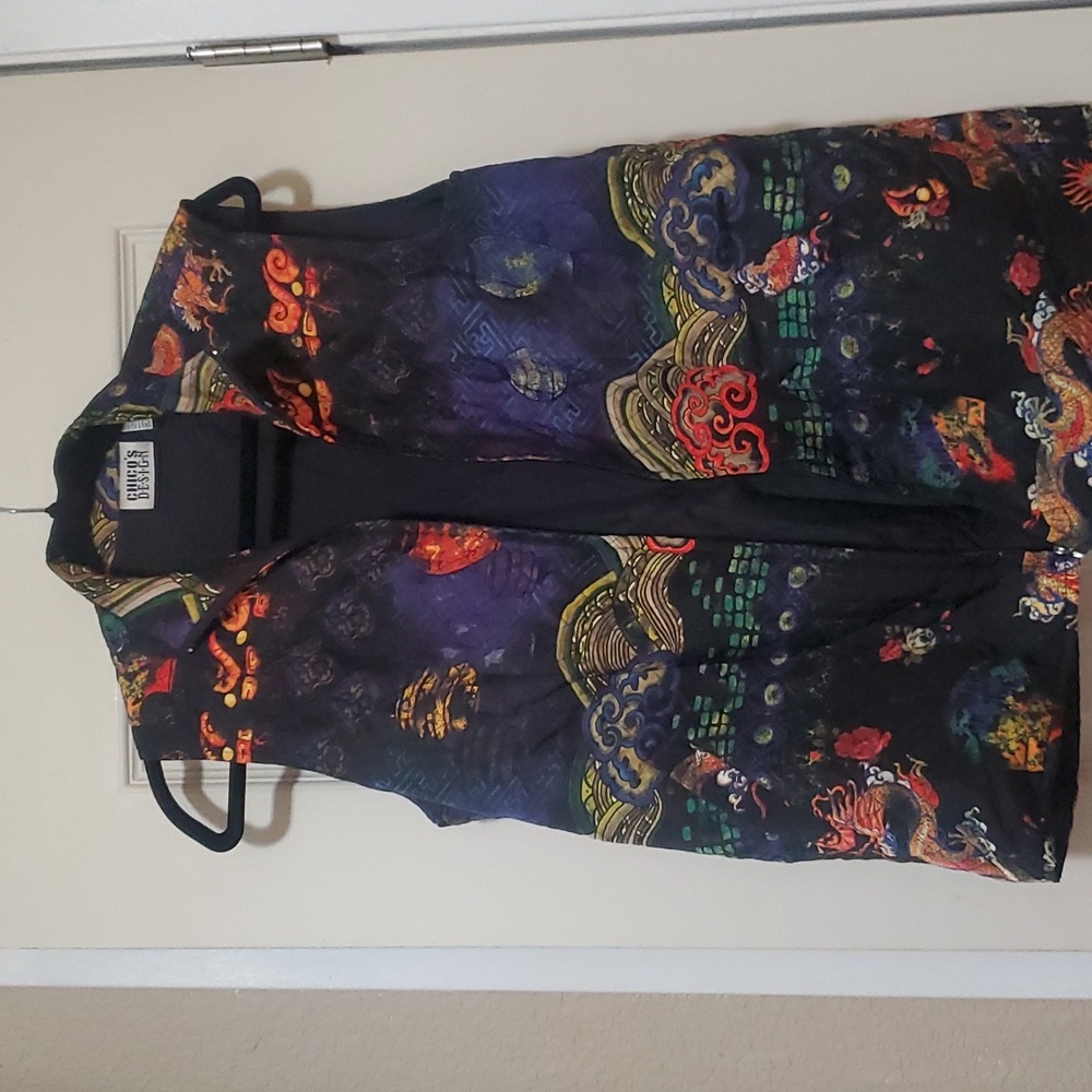 Chicos vintage zip vest